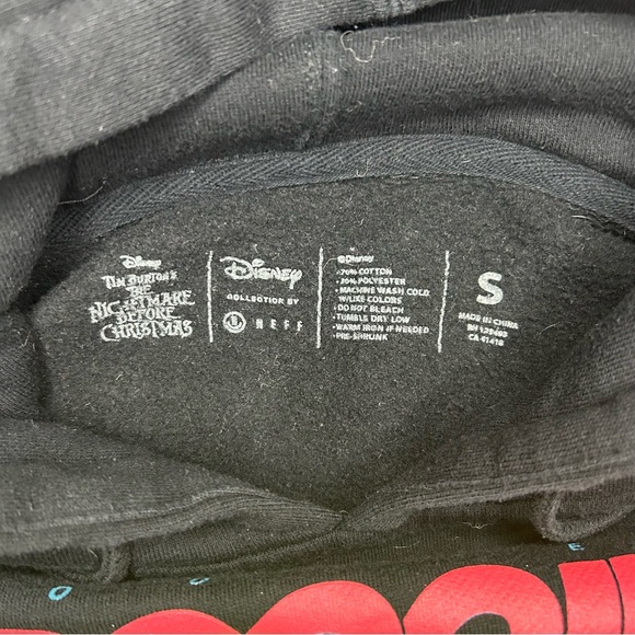 Neff Disney Nightmare Before Christmas Oogie Boogie Hoodie Sweatshirt Mens Small - Picture 7 of 7